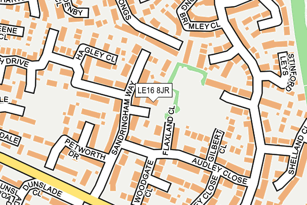 LE16 8JR map - OS OpenMap – Local (Ordnance Survey) LE16 8JR map - OS OpenMap – Local (Ordnance Survey)