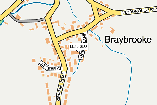 LE16 8LQ map - OS OpenMap – Local (Ordnance Survey) LE16 8LQ map - OS OpenMap – Local (Ordnance Survey)