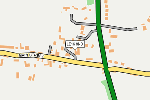 LE16 8ND map - OS OpenMap – Local (Ordnance Survey) LE16 8ND map - OS OpenMap – Local (Ordnance Survey)
