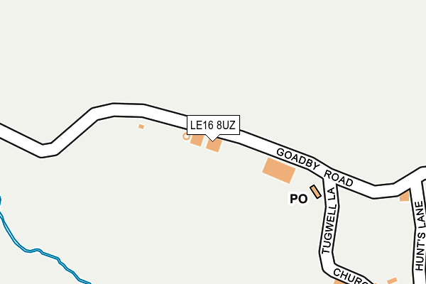 LE16 8UZ map - OS OpenMap – Local (Ordnance Survey) LE16 8UZ map - OS OpenMap – Local (Ordnance Survey)