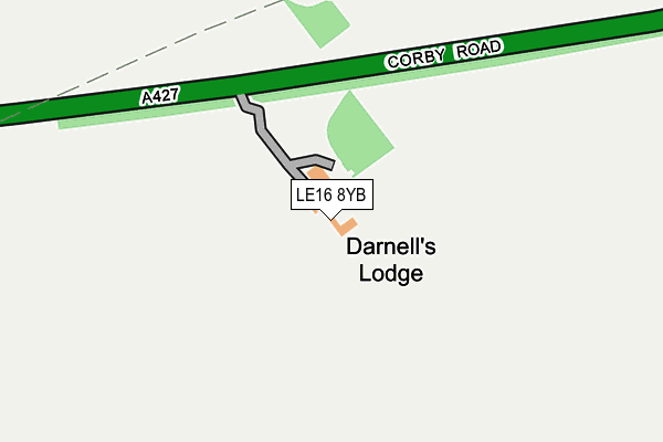 LE16 8YB map - OS OpenMap – Local (Ordnance Survey) LE16 8YB map - OS OpenMap – Local (Ordnance Survey)