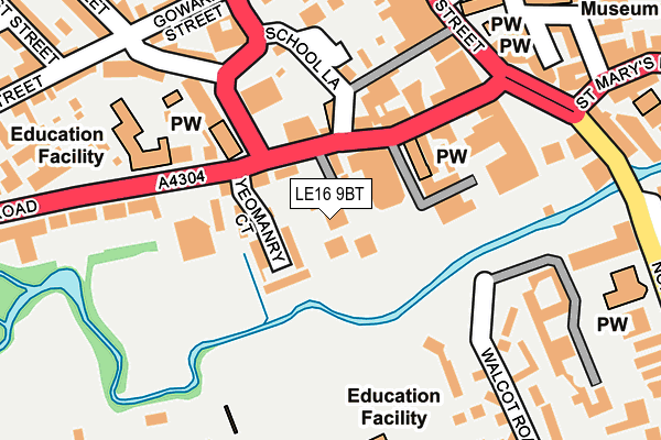 LE16 9BT map - OS OpenMap – Local (Ordnance Survey) LE16 9BT map - OS OpenMap – Local (Ordnance Survey)
