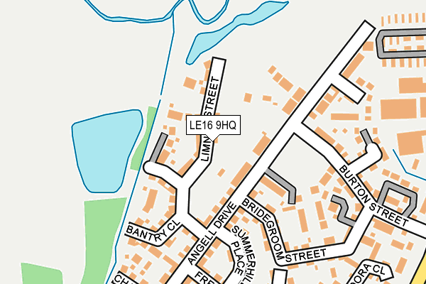 LE16 9HQ map - OS OpenMap – Local (Ordnance Survey) LE16 9HQ map - OS OpenMap – Local (Ordnance Survey)