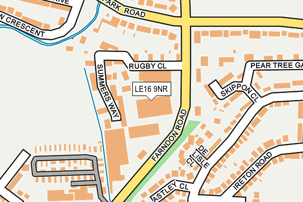 LE16 9NR map - OS OpenMap – Local (Ordnance Survey) LE16 9NR map - OS OpenMap – Local (Ordnance Survey)