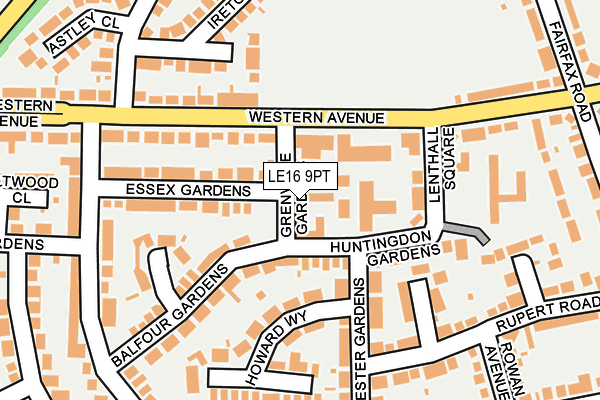 LE16 9PT map - OS OpenMap – Local (Ordnance Survey) LE16 9PT map - OS OpenMap – Local (Ordnance Survey)