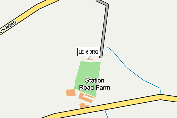 LE16 9RQ map - OS OpenMap – Local (Ordnance Survey) LE16 9RQ map - OS OpenMap – Local (Ordnance Survey)
