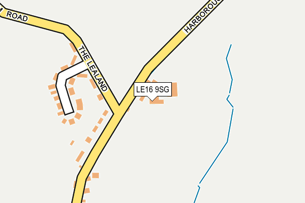 LE16 9SG map - OS OpenMap – Local (Ordnance Survey) LE16 9SG map - OS OpenMap – Local (Ordnance Survey)