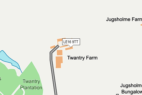 LE16 9TT map - OS OpenMap – Local (Ordnance Survey) LE16 9TT map - OS OpenMap – Local (Ordnance Survey)