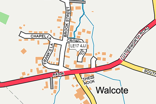 LE17 4JJ map - OS OpenMap – Local (Ordnance Survey) LE17 4JJ map - OS OpenMap – Local (Ordnance Survey)