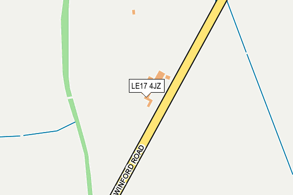 LE17 4JZ map - OS OpenMap – Local (Ordnance Survey) LE17 4JZ map - OS OpenMap – Local (Ordnance Survey)