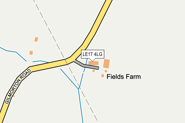 LE17 4LG map - OS OpenMap – Local (Ordnance Survey) LE17 4LG map - OS OpenMap – Local (Ordnance Survey)