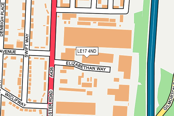 LE17 4ND map - OS OpenMap – Local (Ordnance Survey) LE17 4ND map - OS OpenMap – Local (Ordnance Survey)