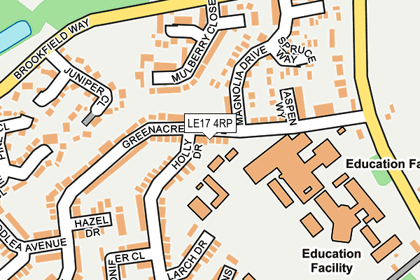 LE17 4RP map - OS OpenMap – Local (Ordnance Survey) LE17 4RP map - OS OpenMap – Local (Ordnance Survey)