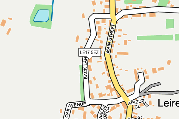 LE17 5EZ map - OS OpenMap – Local (Ordnance Survey) LE17 5EZ map - OS OpenMap – Local (Ordnance Survey)