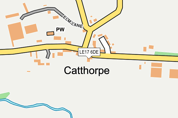 LE17 6DE map - OS OpenMap – Local (Ordnance Survey) LE17 6DE map - OS OpenMap – Local (Ordnance Survey)
