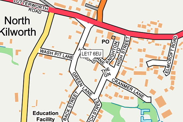 LE17 6EU map - OS OpenMap – Local (Ordnance Survey) LE17 6EU map - OS OpenMap – Local (Ordnance Survey)