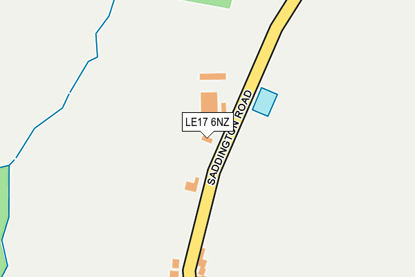 LE17 6NZ map - OS OpenMap – Local (Ordnance Survey) LE17 6NZ map - OS OpenMap – Local (Ordnance Survey)