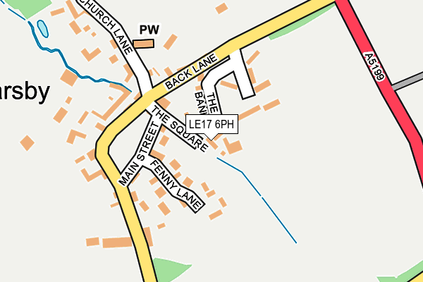 LE17 6PH map - OS OpenMap – Local (Ordnance Survey) LE17 6PH map - OS OpenMap – Local (Ordnance Survey)