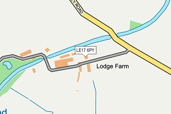 LE17 6PY map - OS OpenMap – Local (Ordnance Survey) LE17 6PY map - OS OpenMap – Local (Ordnance Survey)