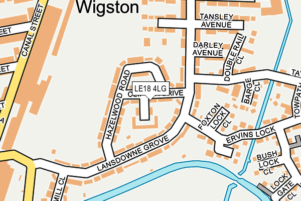 LE18 4LG map - OS OpenMap – Local (Ordnance Survey) LE18 4LG map - OS OpenMap – Local (Ordnance Survey)