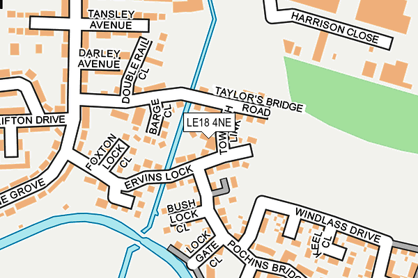 LE18 4NE map - OS OpenMap – Local (Ordnance Survey) LE18 4NE map - OS OpenMap – Local (Ordnance Survey)