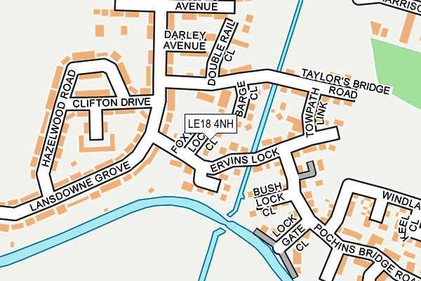 LE18 4NH map - OS OpenMap – Local (Ordnance Survey) LE18 4NH map - OS OpenMap – Local (Ordnance Survey)