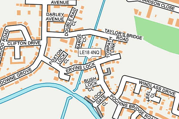 LE18 4NQ map - OS OpenMap – Local (Ordnance Survey) LE18 4NQ map - OS OpenMap – Local (Ordnance Survey)