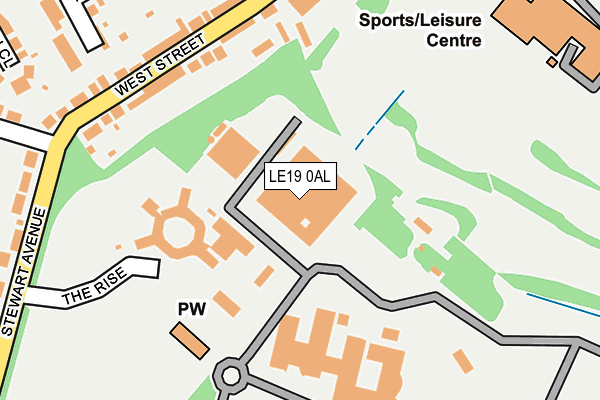 LE19 0AL map - OS OpenMap – Local (Ordnance Survey) LE19 0AL map - OS OpenMap – Local (Ordnance Survey)