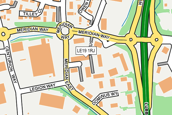 LE19 1RJ map - OS OpenMap – Local (Ordnance Survey) LE19 1RJ map - OS OpenMap – Local (Ordnance Survey)