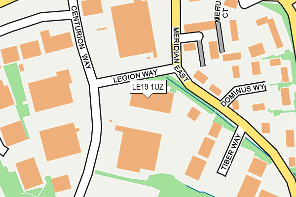 LE19 1UZ map - OS OpenMap – Local (Ordnance Survey) LE19 1UZ map - OS OpenMap – Local (Ordnance Survey)