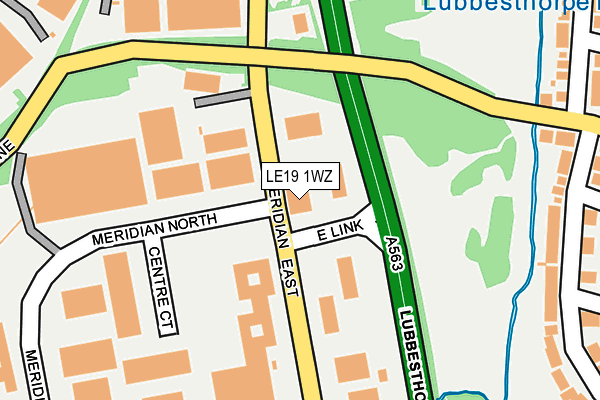 LE19 1WZ map - OS OpenMap – Local (Ordnance Survey) LE19 1WZ map - OS OpenMap – Local (Ordnance Survey)
