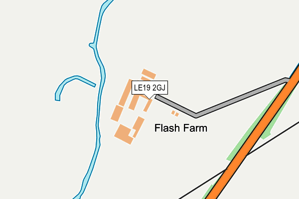LE19 2GJ map - OS OpenMap – Local (Ordnance Survey) LE19 2GJ map - OS OpenMap – Local (Ordnance Survey)