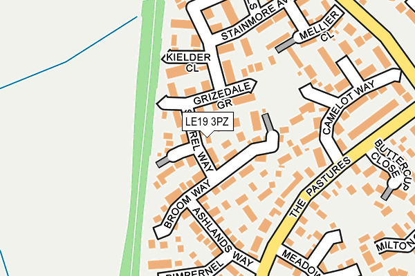 LE19 3PZ map - OS OpenMap – Local (Ordnance Survey) LE19 3PZ map - OS OpenMap – Local (Ordnance Survey)