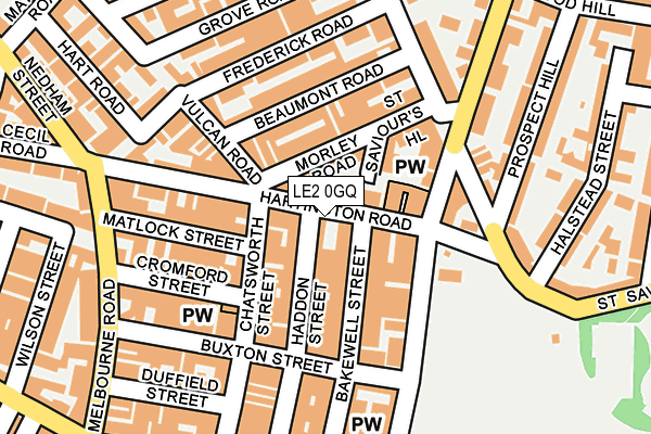 LE2 0GQ map - OS OpenMap – Local (Ordnance Survey) LE2 0GQ map - OS OpenMap – Local (Ordnance Survey)