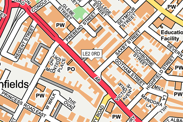 LE2 0RD map - OS OpenMap – Local (Ordnance Survey) LE2 0RD map - OS OpenMap – Local (Ordnance Survey)