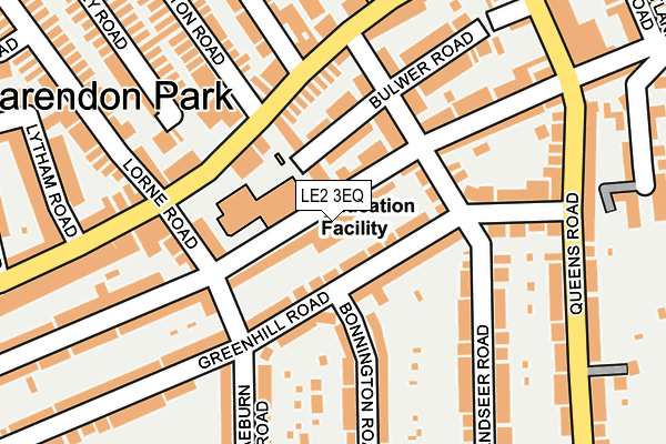 LE2 3EQ map - OS OpenMap – Local (Ordnance Survey) LE2 3EQ map - OS OpenMap – Local (Ordnance Survey)