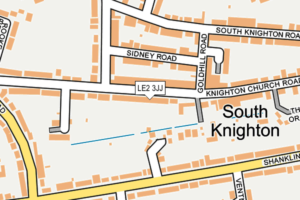 LE2 3JJ map - OS OpenMap – Local (Ordnance Survey) LE2 3JJ map - OS OpenMap – Local (Ordnance Survey)