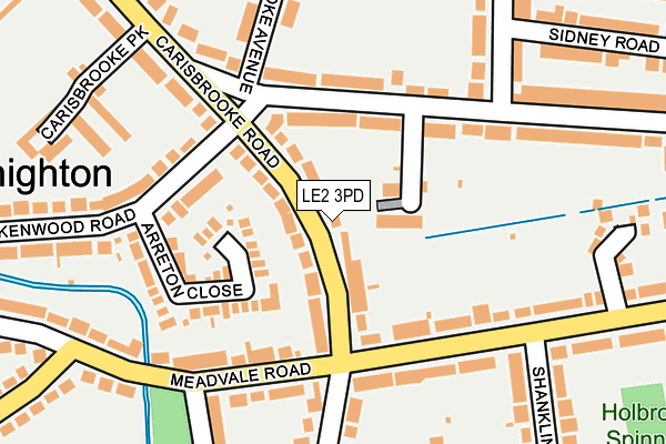 LE2 3PD map - OS OpenMap – Local (Ordnance Survey) LE2 3PD map - OS OpenMap – Local (Ordnance Survey)