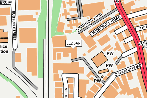 LE2 6AR map - OS OpenMap – Local (Ordnance Survey) LE2 6AR map - OS OpenMap – Local (Ordnance Survey)