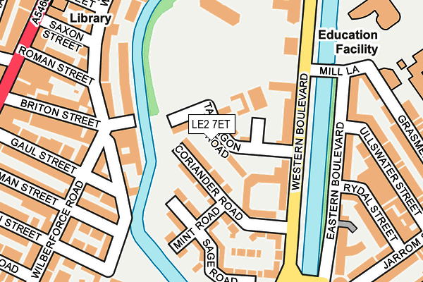 LE2 7ET map - OS OpenMap – Local (Ordnance Survey) LE2 7ET map - OS OpenMap – Local (Ordnance Survey)