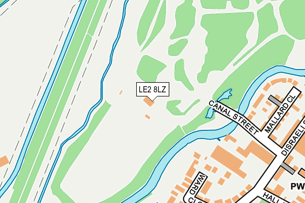 LE2 8LZ map - OS OpenMap – Local (Ordnance Survey) LE2 8LZ map - OS OpenMap – Local (Ordnance Survey)