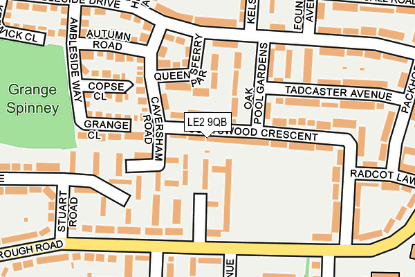 LE2 9QB map - OS OpenMap – Local (Ordnance Survey) LE2 9QB map - OS OpenMap – Local (Ordnance Survey)