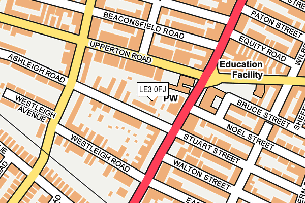 LE3 0FJ map - OS OpenMap – Local (Ordnance Survey) LE3 0FJ map - OS OpenMap – Local (Ordnance Survey)