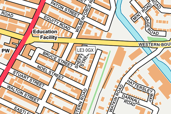 LE3 0GX map - OS OpenMap – Local (Ordnance Survey) LE3 0GX map - OS OpenMap – Local (Ordnance Survey)
