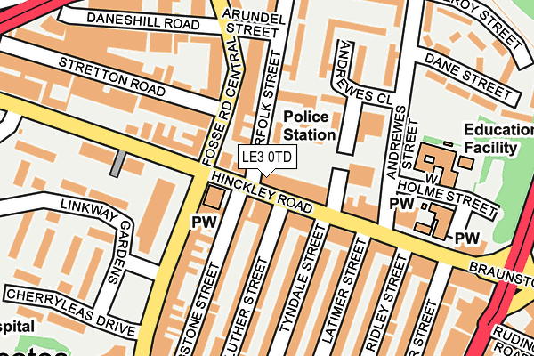 LE3 0TD map - OS OpenMap – Local (Ordnance Survey) LE3 0TD map - OS OpenMap – Local (Ordnance Survey)