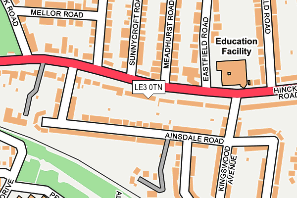 LE3 0TN map - OS OpenMap – Local (Ordnance Survey) LE3 0TN map - OS OpenMap – Local (Ordnance Survey)