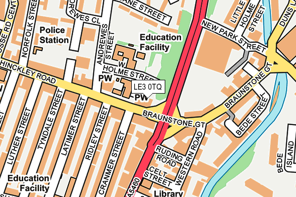 LE3 0TQ map - OS OpenMap – Local (Ordnance Survey) LE3 0TQ map - OS OpenMap – Local (Ordnance Survey)