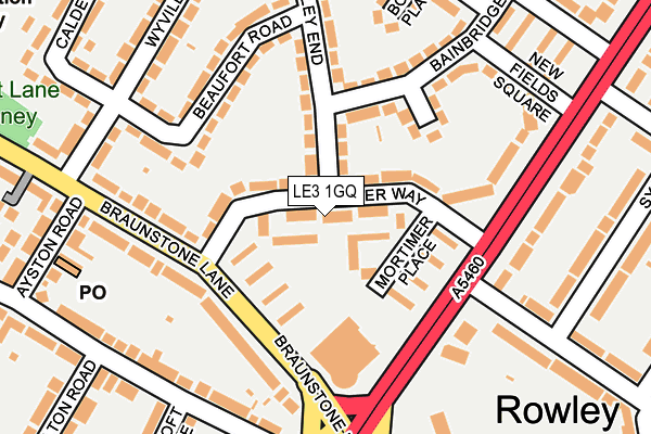 LE3 1GQ map - OS OpenMap – Local (Ordnance Survey) LE3 1GQ map - OS OpenMap – Local (Ordnance Survey)