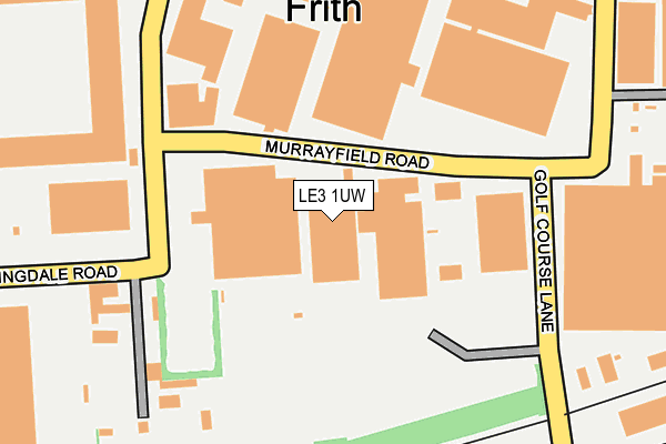 LE3 1UW map - OS OpenMap – Local (Ordnance Survey) LE3 1UW map - OS OpenMap – Local (Ordnance Survey)