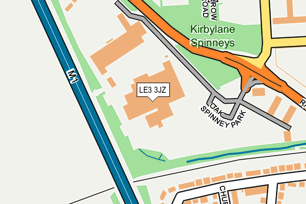 LE3 3JZ map - OS OpenMap – Local (Ordnance Survey) LE3 3JZ map - OS OpenMap – Local (Ordnance Survey)